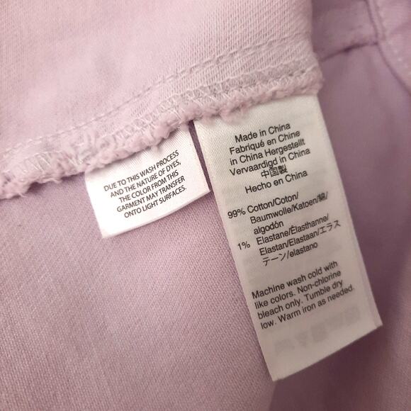 J Crew Jeans Pastel Lavender Denim Wrap Short Mini Skirt Sz 27 / 4 A-Line - Picture 9 of 11